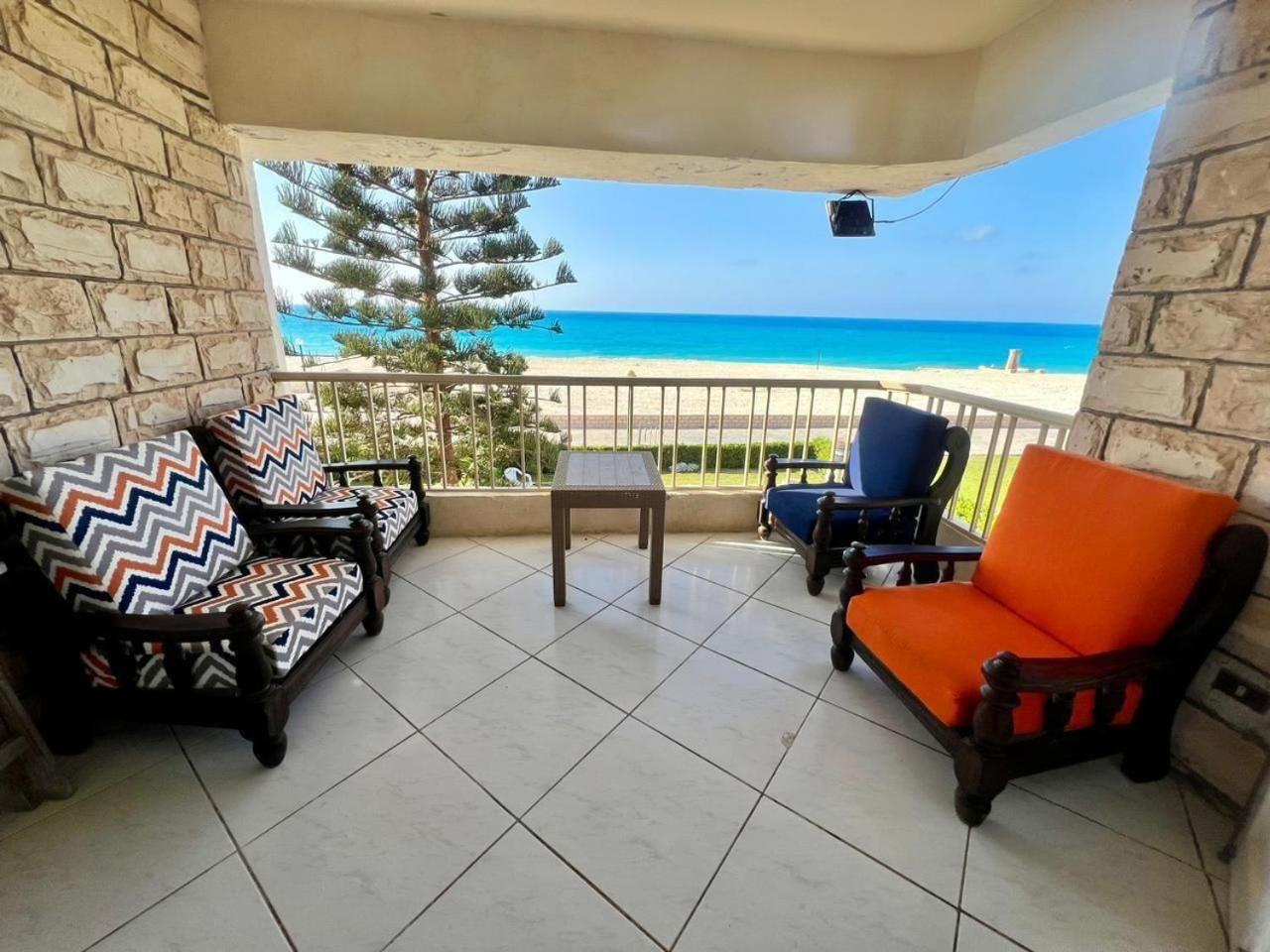 Beachfront Chalet In Green Beach, North Coast Vila El Alamein Exterior foto