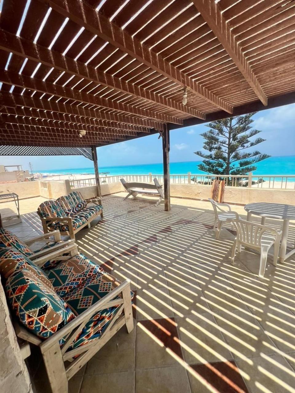 Beachfront Chalet In Green Beach, North Coast Vila El Alamein Exterior foto